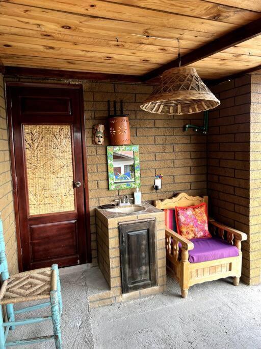 Casa Carmin En Teotitlan Appartement Teotitlán del Valle Buitenkant foto